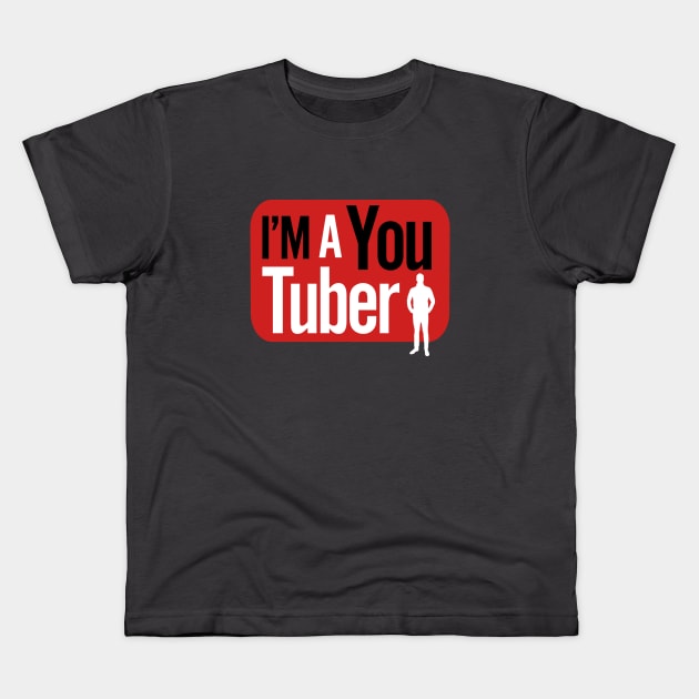 I'm a Youtuber for men Kids T-Shirt by ajrocks